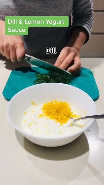 Dill & Lemon Yogurt Sauce #ytshorts #shortvideo #shortsvideo смотреть онлайн