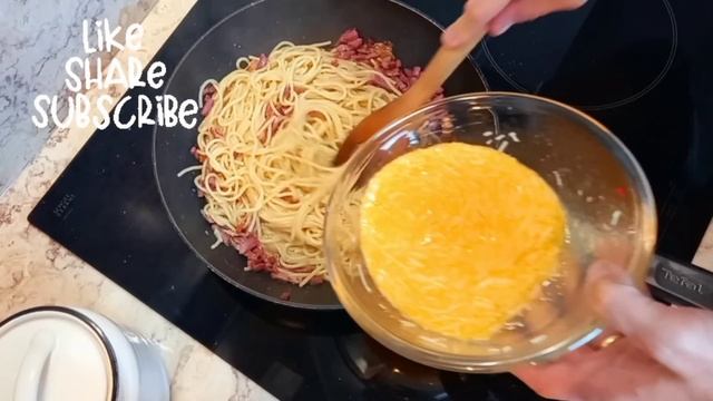 Classic Spaghetti Carbonara Recipe/Authentic Italian Carbonara Recipe