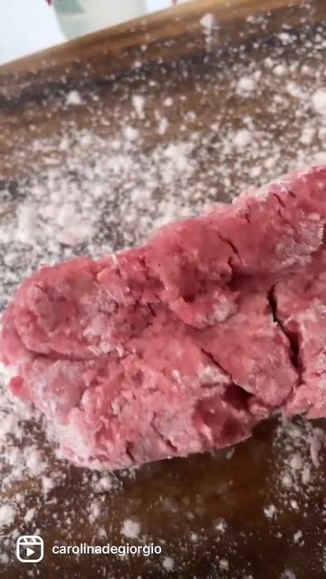 Beet Gnocchi with Olive Oil & Sriracha🌶 #shorts смотреть онлайн