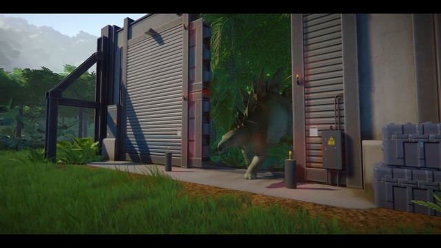 Ankylosaurus Vs Stegosaurus Vs Gigantspinosaurus Dinosaurs Battle - Jurassic World Evolution!