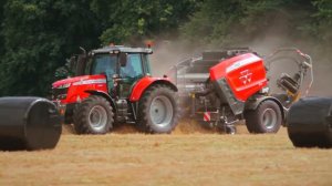 Рулонные пресс-подборщики Massey Ferguson RB3130 и RB4160