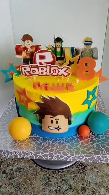 #деньрождения #своимируками #оформление #фисташка #малина #8лет #роблокс #тортик #шоколад#мастика