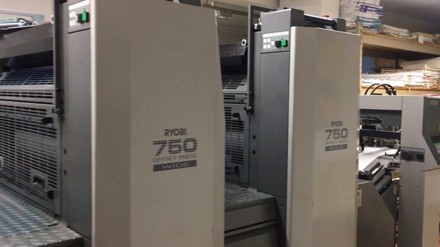 Intermak Graphic Machinery: Ryobi 755 (SW-5-A) Wide, Year: 2009 смотреть онлайн