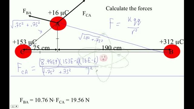HTPIB16D Vector Forces  - Step 1 Calculating Magnitudes