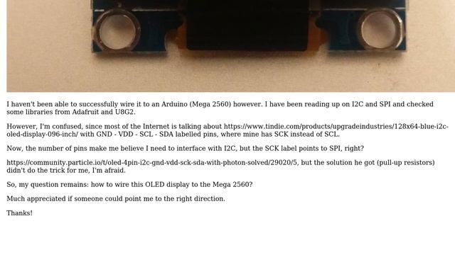 Arduino: Confused between SPI and I2C for SSD1306 OLED (2 Solutions!!) смотреть онлайн