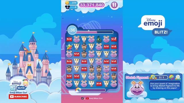 Disney Emoji Blitz SKETCH FIGMENT (L1) - Disney Parks - v53 смотреть онлайн
