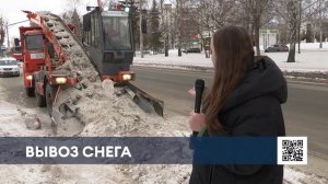 В Нижнекамске спецтехника ежедневно убирает снег с обочин