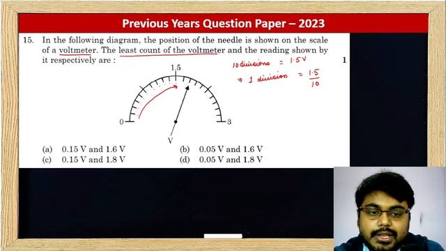 In the following diagram, the position of the needle is shown on the scale of a voltmeter. The leas смотреть онлайн