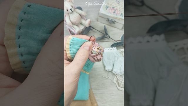 Воздушные петли МК для кукольного платья.