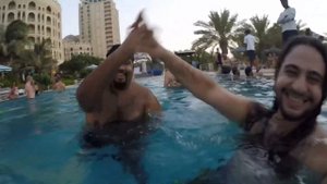 Al Hamra village - Ras al khaimah UAE Pool PARTY GOPRO