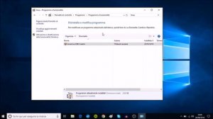 COME DISINSTALLARE UN PROGRAMMA DAL PANNELLO DI CONTROLLO [WINDOWS]