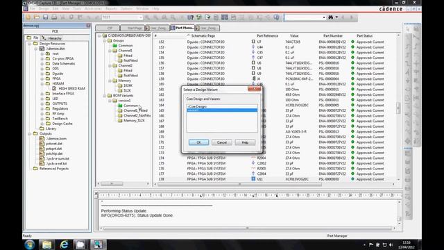 OrCAD How-To BOM variant viewing Tutorial Cadence OrCAD Allegro