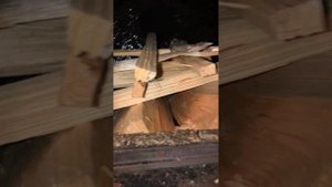 Как быстро разжечь дровяную печь. Мой способ👌🏽