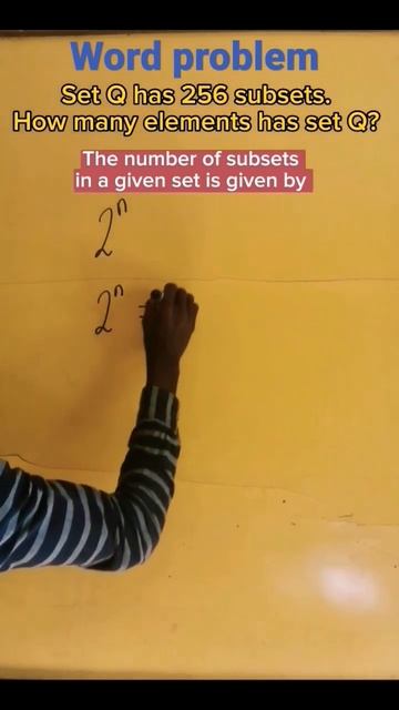 Word problem #set #math #mathclass10th #mathshorts #algebra #mathstricks