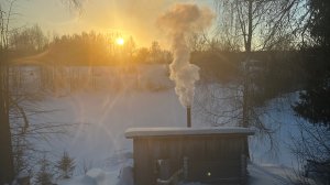 Морозная поездка в баньку