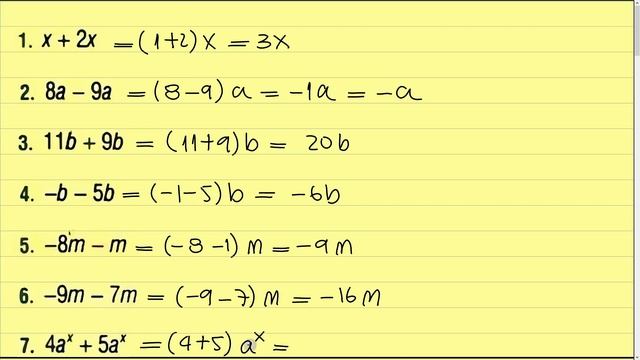 Algebra de Baldor Desde Cero - Ejercicio 7 - Ejercicios 1 al 13 de 40 смотреть онлайн