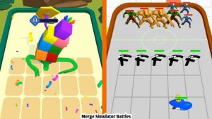Merge Number Cube Block Run + Alphabet Monstar 3D - Merge Simulator Battles