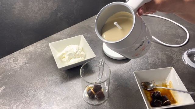 Bevanda Fresca!!! con Cappuccinatore!!! Latte di Soia con Orzo cubetti di Ghiaccio al Caffè Panna