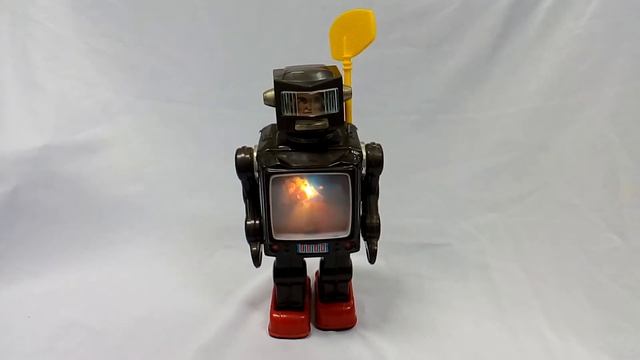 S.H.  Radar Robot with TV screen & Rotating antenna Astronaut