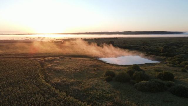 Испарение с озера на рассвете смотреть онлайн