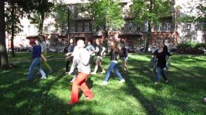 Репетиция всероссийского флешмоба Русь танцевальная - 2015 г. Санкт-Петербург