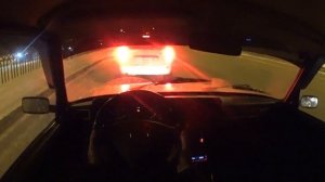 2008 LADA VAZ 2107. City driving at night.