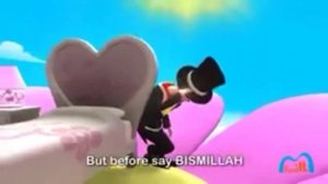"Bismillah Bismillah"||Beautiful Arabic Song In English|| Cartoon||Kid Zone