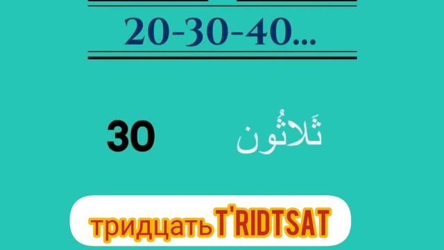 Learn Arabic and RUSSIAN in same Time РУССКИЙ язык Арабский язык цифры الأرقام