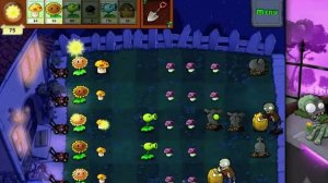 Plants vs Zombies Растения против Зомби Прохождение игры уровни 2-3  Солнцегриб и могилоед