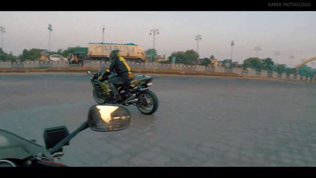2018 | GOPROHERO 5 | RIDE TO KARNAL LAKE | RIDING WITH BIG BIKES | NITROUS ZX14R , SPEED TRIPLE R. смотреть онлайн