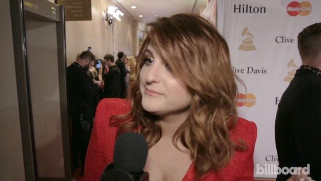 Meghan Trainor: Clive Davis Pre-GRAMMY Gala Red Carpet | 2016 смотреть онлайн