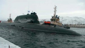 Новейшая атомная подлодка "Архангельск" прибыла в пункт постоянного базирования в Мурманской области