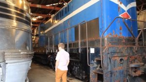 Железнодорожный музей в США Иллинойс