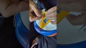 Ремонт мяча. Прокол мяча Mikasa Beach Pro. How to repair a puncture of a beach volleyball ball?