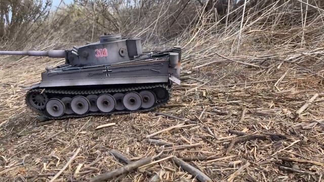 Taigen 1/16 RC Tiger Tank 1 Early Version - TEST RUN смотреть онлайн