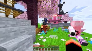 Having a NINJA FAMILY in Minecraft!