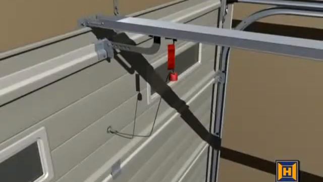 Аварийное открытие секционных ворот Hormann