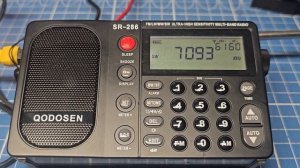 Qodosen SR-286. Прием радиолюбителей на 40 метрах в SSB.