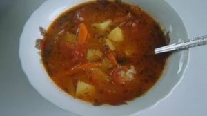 Томатный суп с рисом. Маринкины творинки