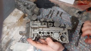 Сборка гидроблока АКПП Aisin AF17_AF13_часть 2