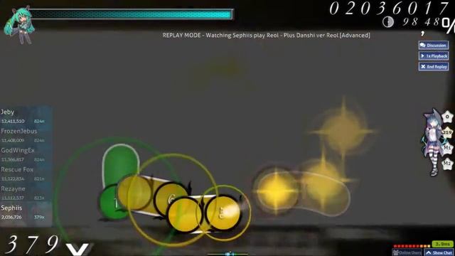 OSU! - Reol - Plus Danshi ver Reol - Advanced смотреть онлайн