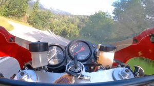 ZX7R SOUND (no music) : Kawasaki NINJA 750 ride on sunset