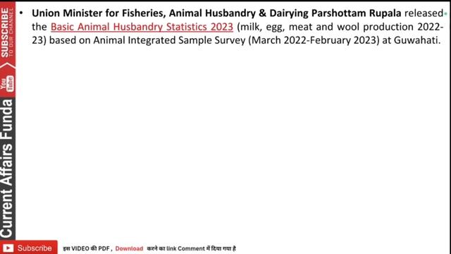 November 2023 Weekly Current Affairs 22 to 30 Fourth Week | November 100+ Best Current Affairs MCQ