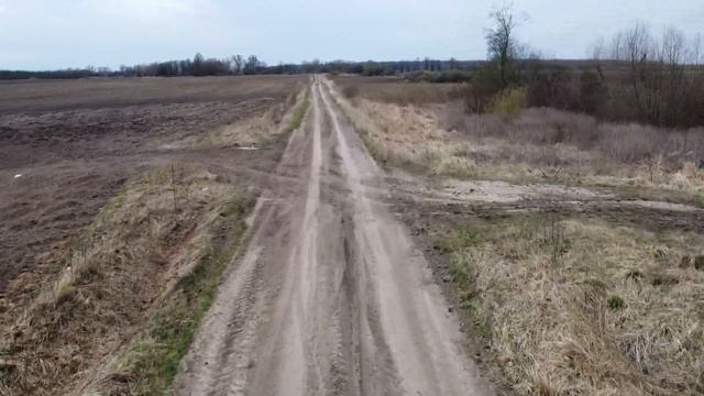 Дорога в п. Красное вдоль поля 180-0 смотреть онлайн