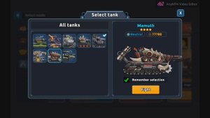 Tank Arena Steel Battle- game,  MAX pokazuje grę