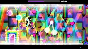 Geometry Dash - Dark RainBow Rebirth 100% GAMEPLAY Online (Knobbelboy) INSANE DEMON