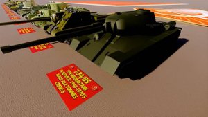 WW2 Soviet Union Tank Size Comparison