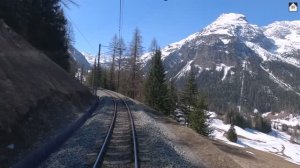 ★ Всемирное наследие ЮНЕСКО! ★ Поездка по маршруту "Кур - Альбула - Самедан!" ★ 4k 60fps UHD ★