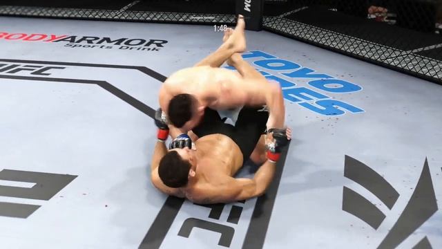 Renan Barao vs Merab Dvalishvili Full Fight - UFC 4 Simulation смотреть онлайн