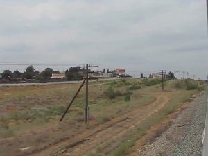 Заволжская степь. Поющий поезд